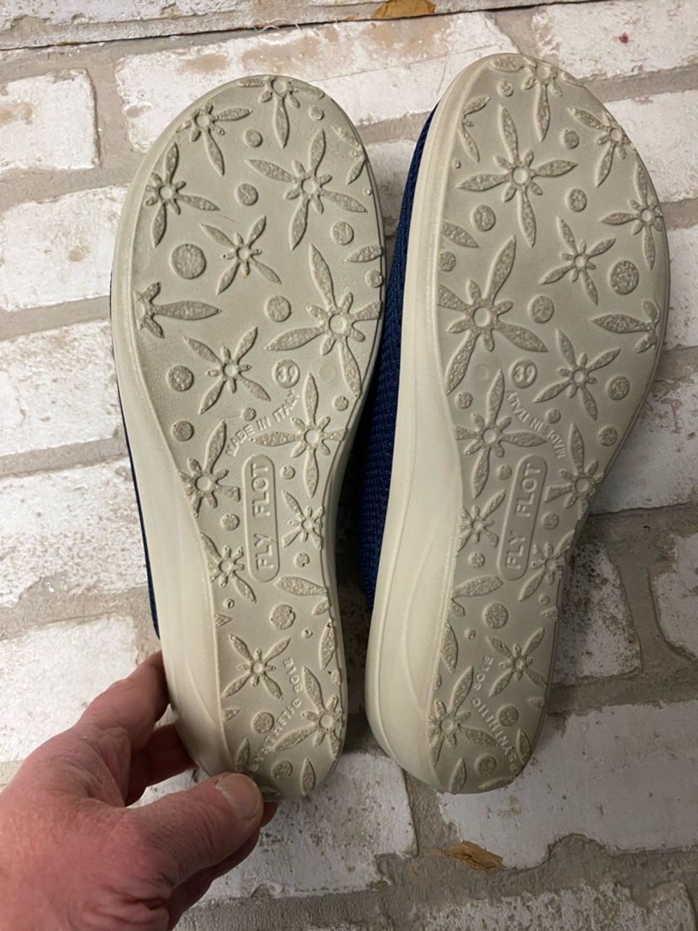 Fly Flot Women’s Navy Slip-On Sandal - Picture 3 of 4